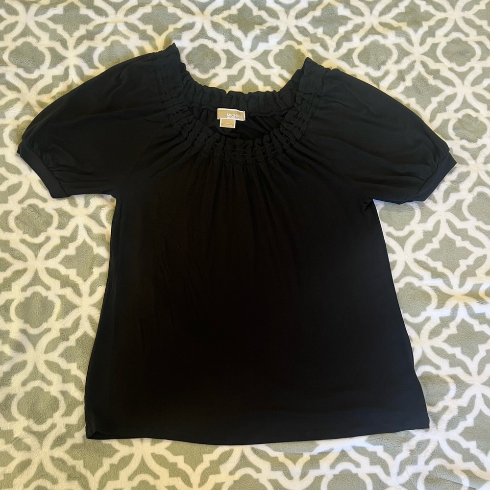 Michael Kors Short Sleeve Blouse Top